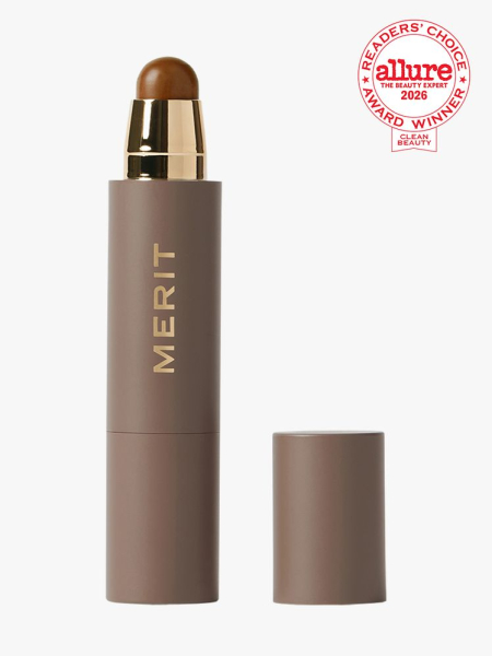 Brown Merit The Minimalist Perfecting Complexion Stick on white background