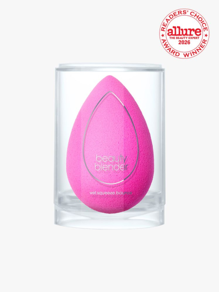 Pink Beautyblender® on white background