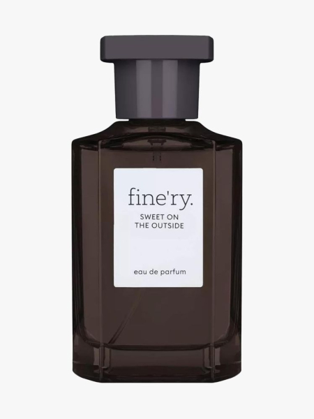 Fine'ry Sweet on the Outside Eau de Parfum in branded component on a light gray background
